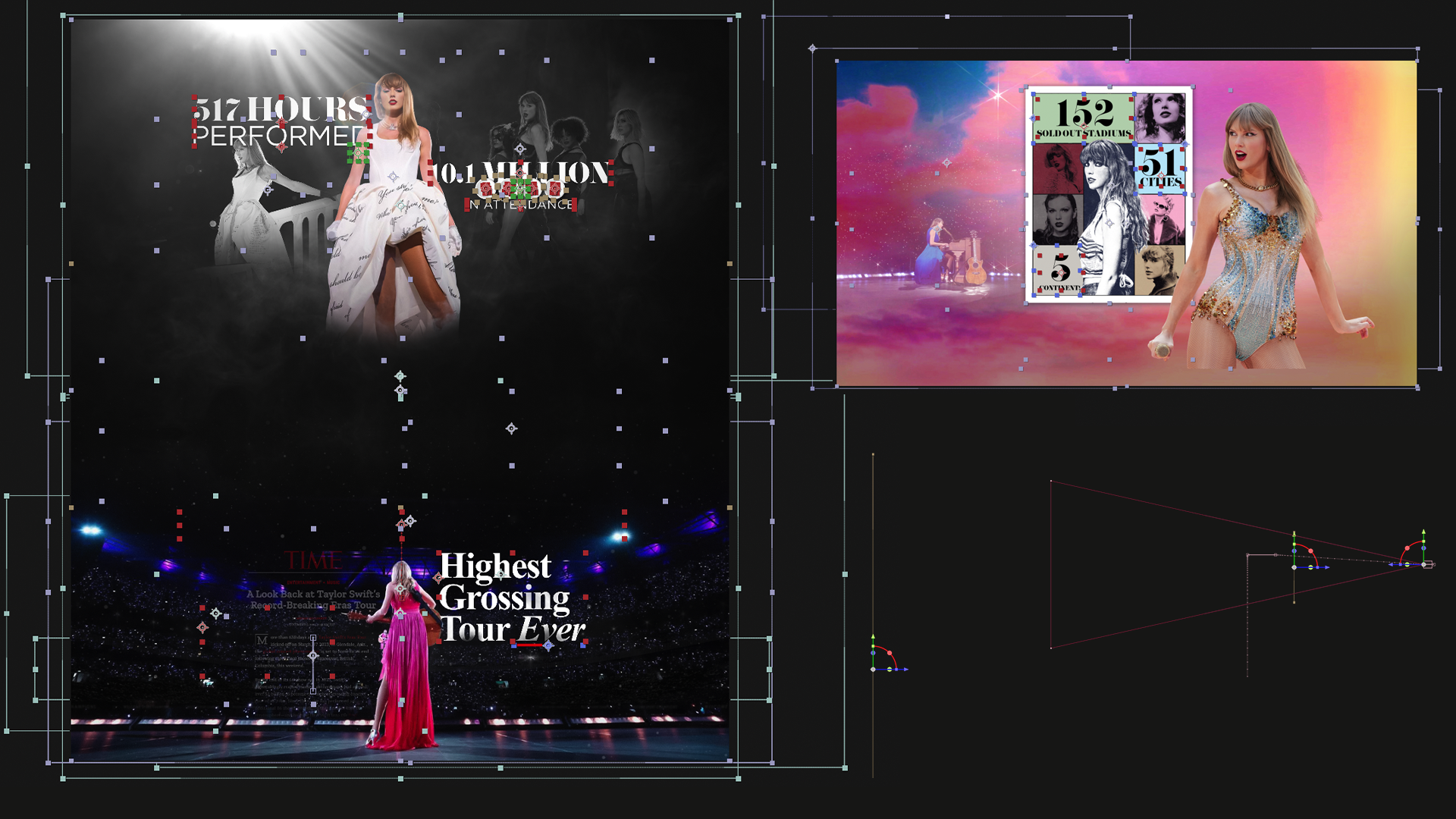 Taylor Swift Eras Tour Motion Graphics Design Project BTS