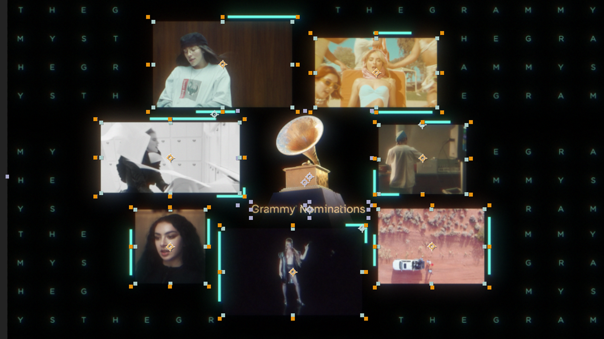 Grammy Nominations 2024 Motion Graphics Design Project BTS3