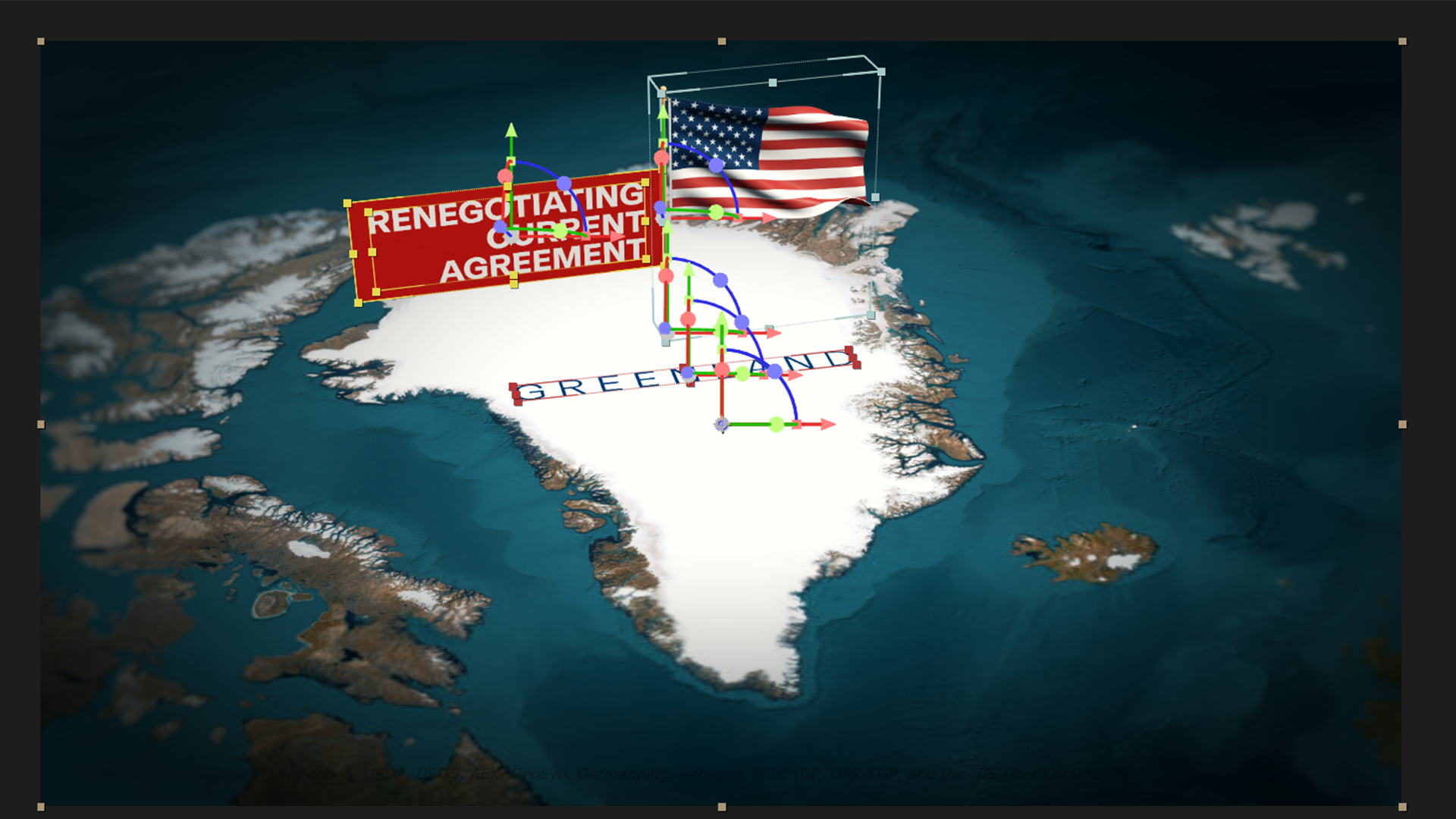 Greenland Agreement Motion Graphics Design Project BTS4