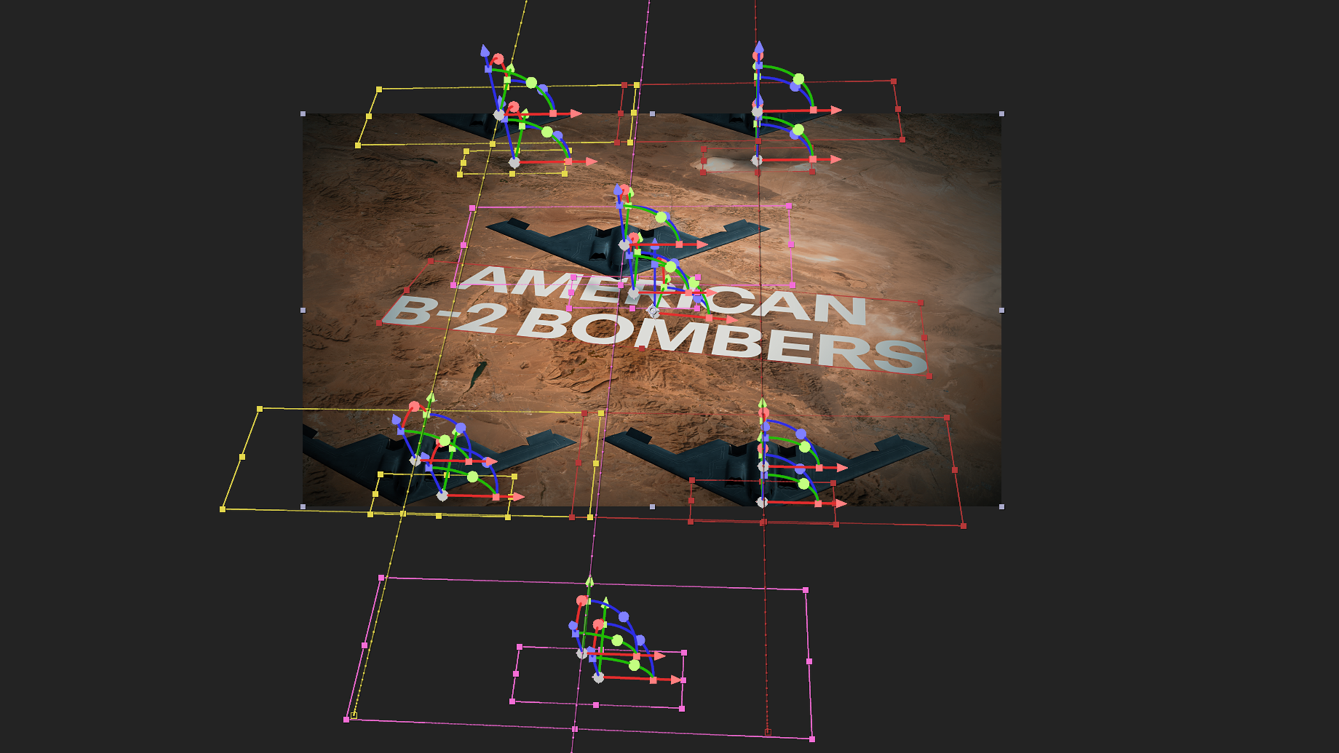 US Strikes on Iran Motion Graphics Design Project BTS1