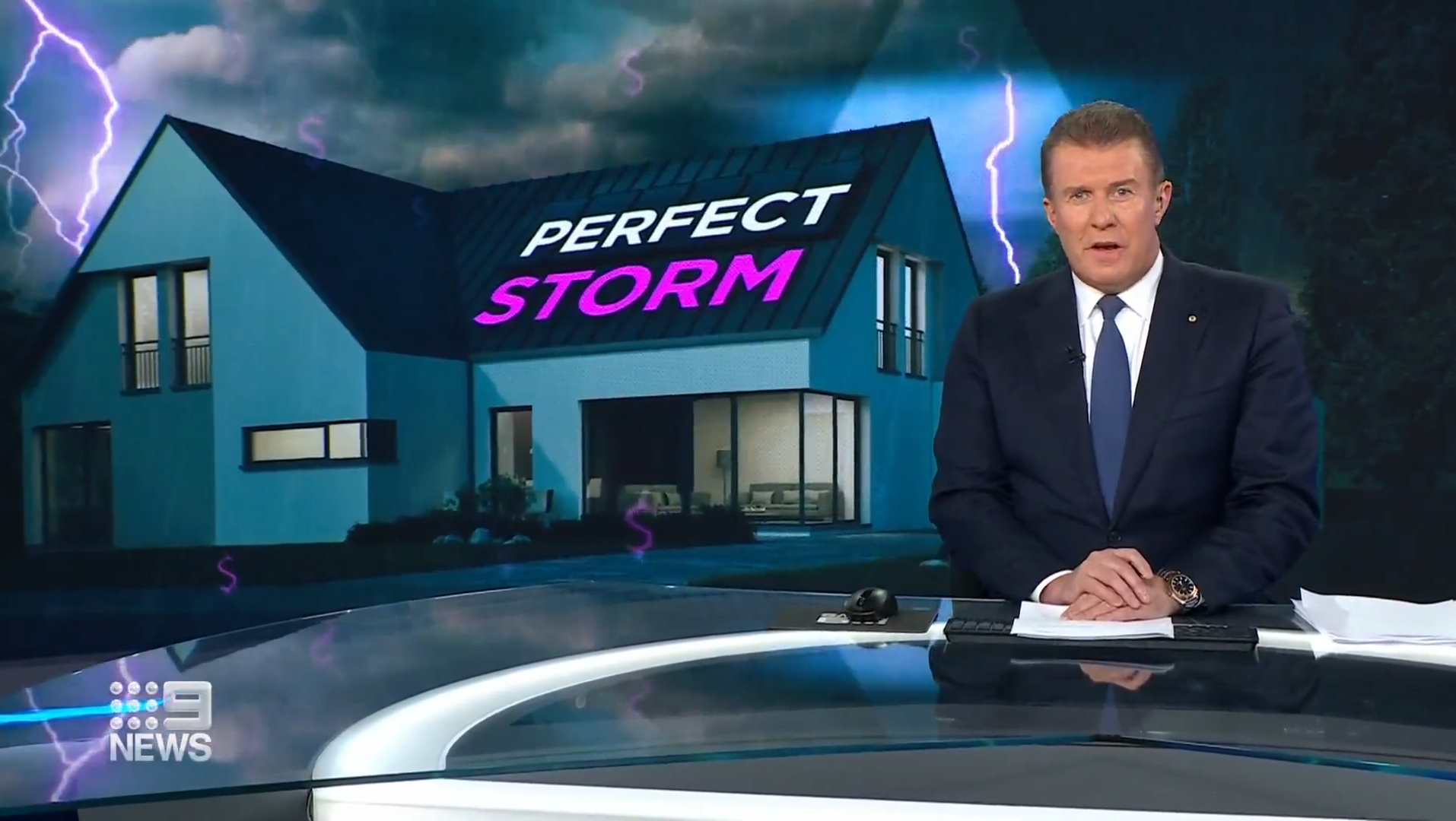 Experiential Motion Graphics Design Project - Perfect Storm, Housing Market